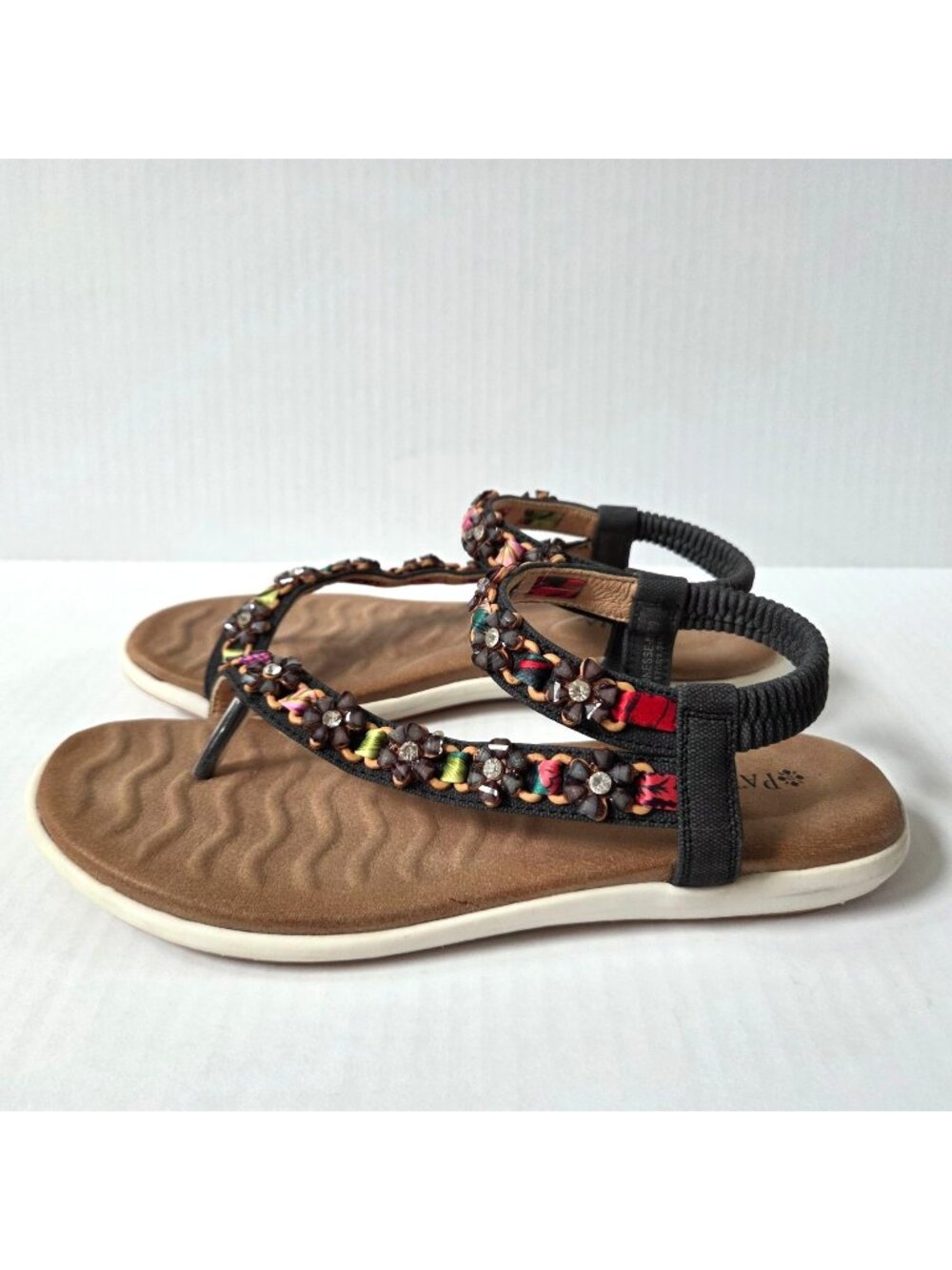 Patrizia by Spring Step Sandals Womens 39 / 8.5 Jeunesse Embellished Thongs